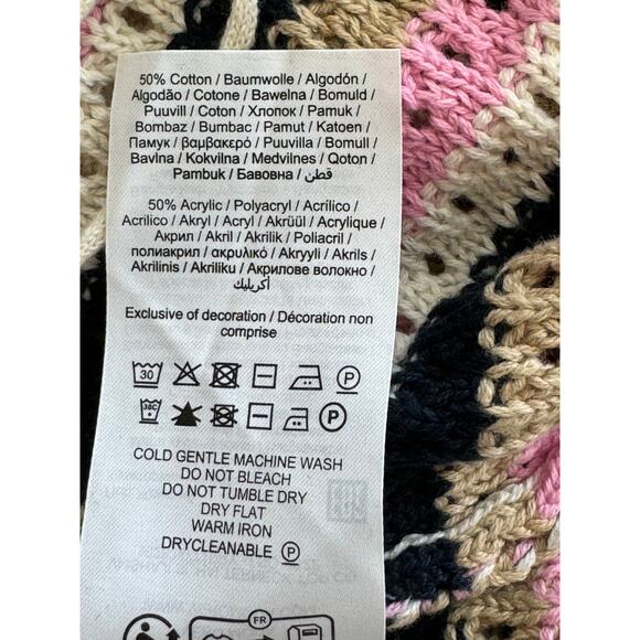 New ~ VERO MODA ~ Shaji Stripe Cotton Blend Knit Halter Top Size XL FALL - Picture 9 of 11